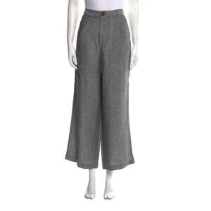 La Garçonne Moderne Linen Wide Leg Pants - 6